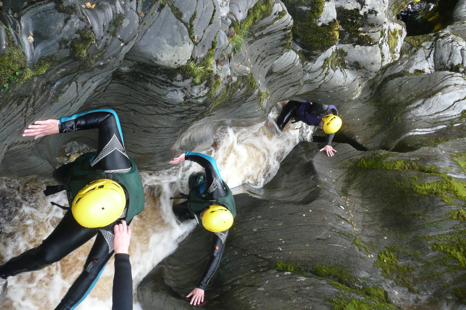 Gorge walking in the Cairngorms for stag parties