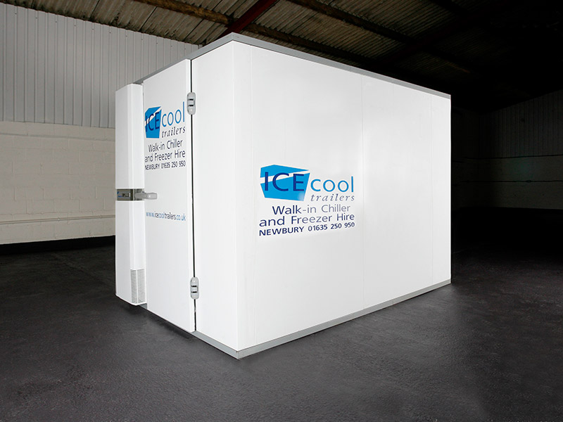 emergency freezer hire: freezer rooms and freezer trailers