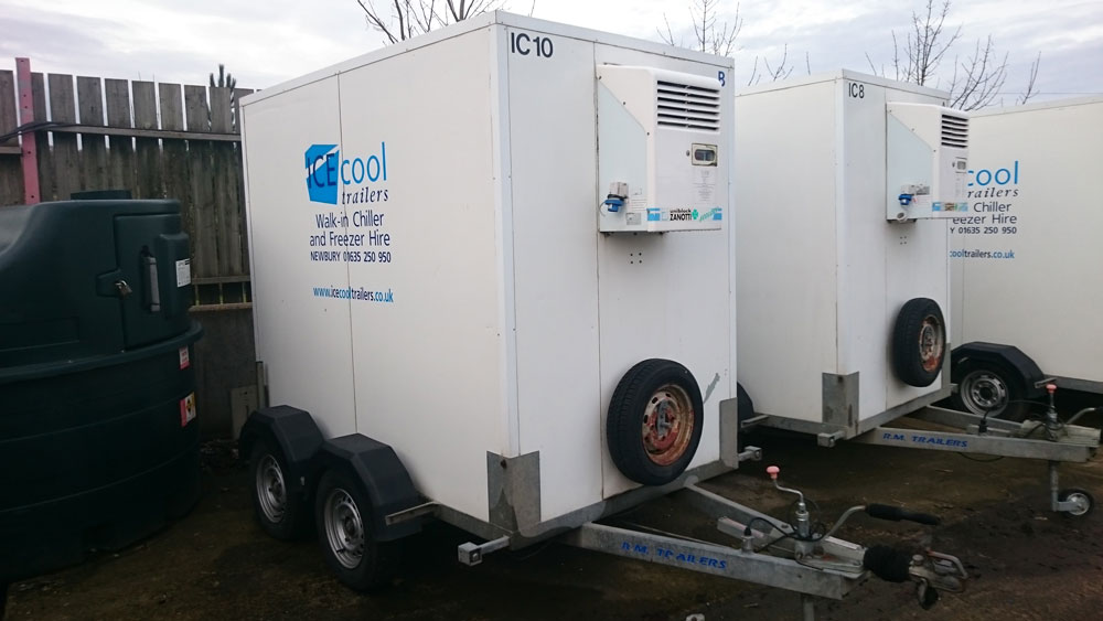 emergency fridge trailer rental