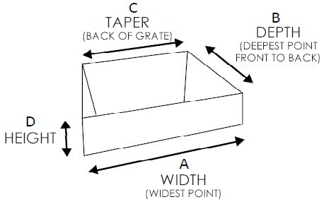 All Purpose Ashpan Flat Front