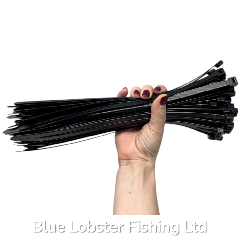 Cable Tie  300mmx7.6mm Bags of 100 Black & Natural