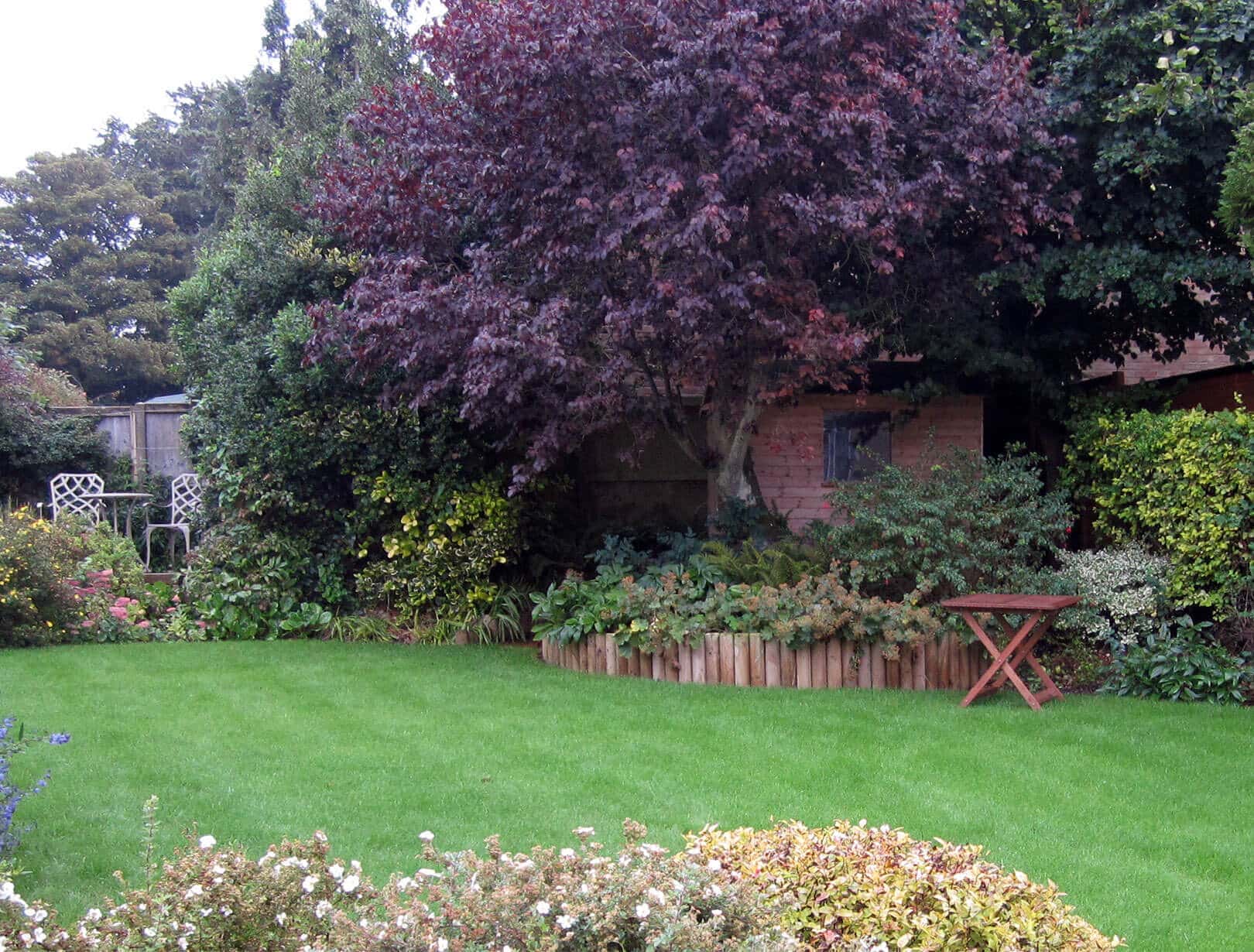 Lawn Resized with Abundant Flowerbeds