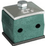 Double Polypropylene Clamps with Hexagon Bolt