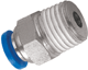 12mm Push-in by 1/2 BSPT Stud