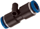 4mm Female by 4mm Female Push-in Tube Connector