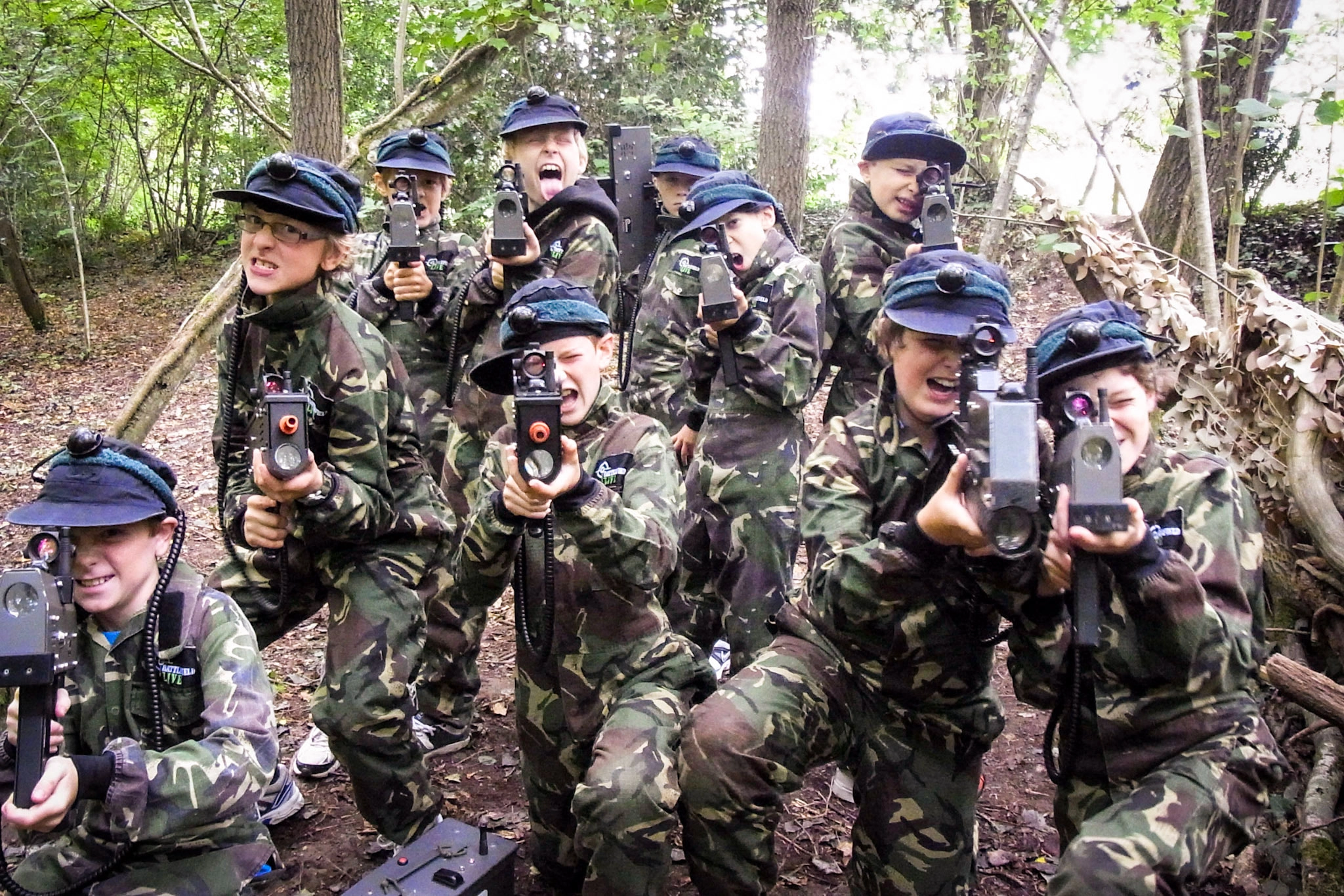 New Forest Activities instructors working with customers