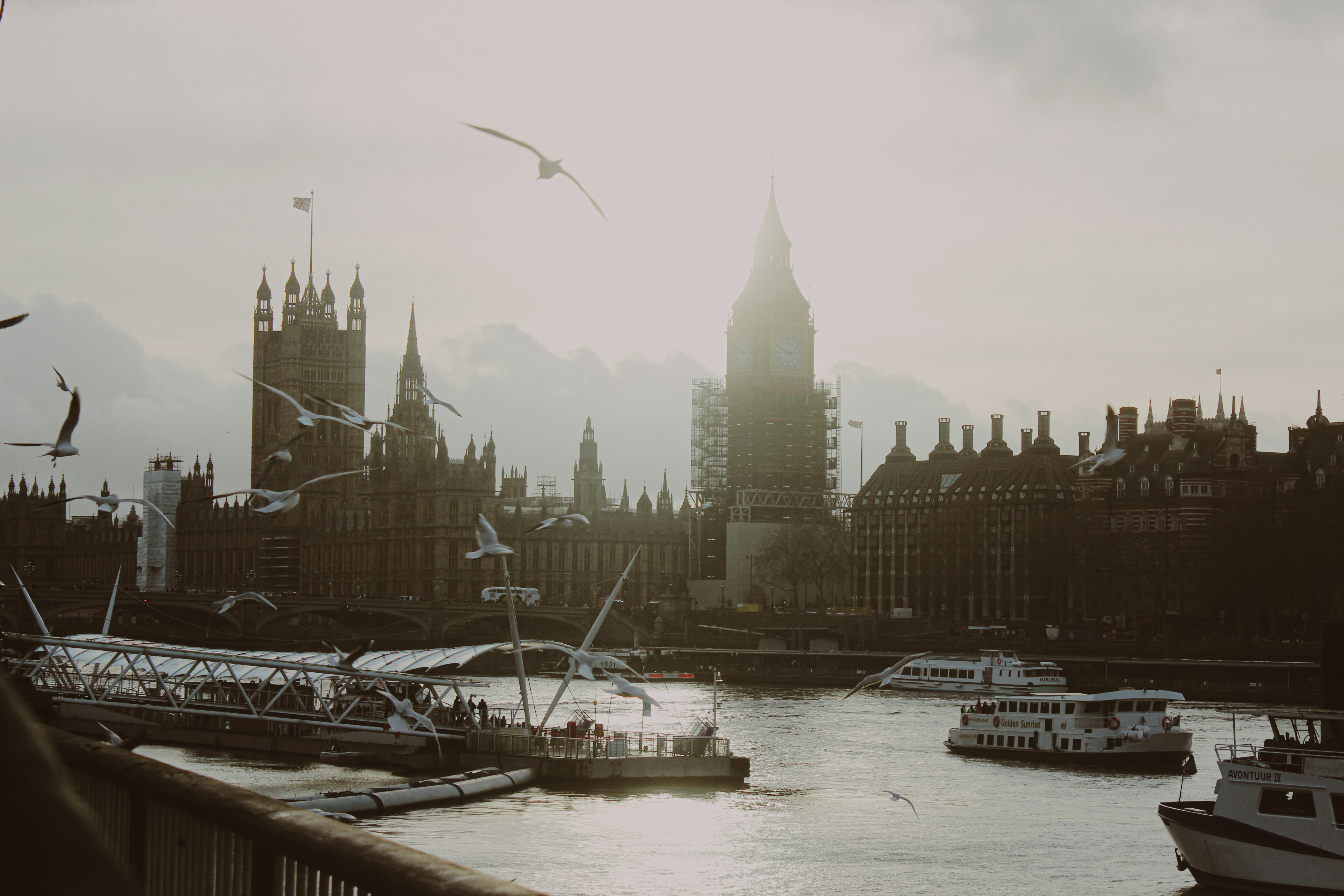 London in black and white