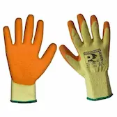 Orange Grip Work Gloves UK for High Visibility Handling
