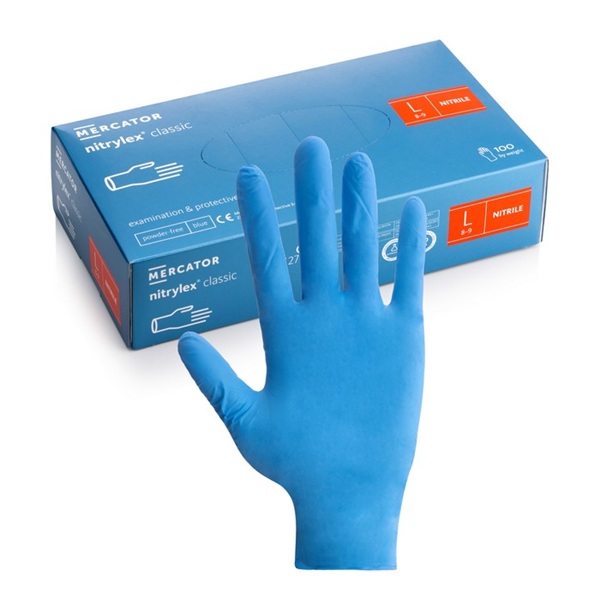 Nitrylex Classic Exam. Disposable Glove Case of 10 = £3.09 each