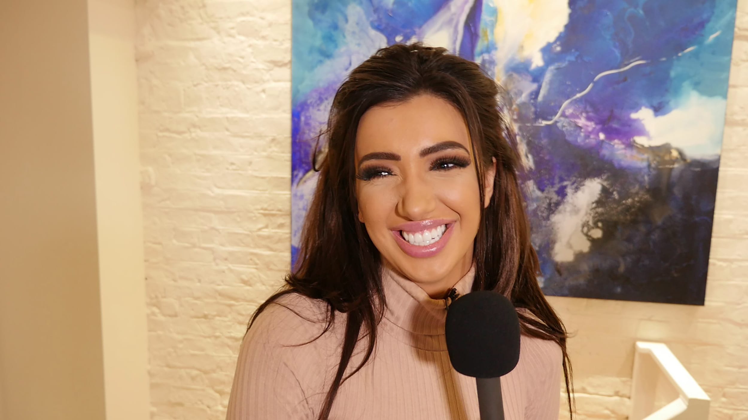 TV reporting during TV presenting course