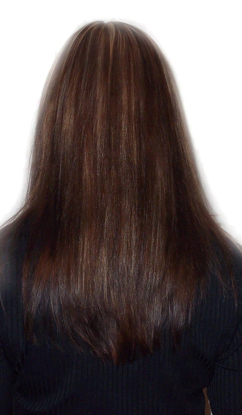 Before Picture - Long with Bold Highlights 