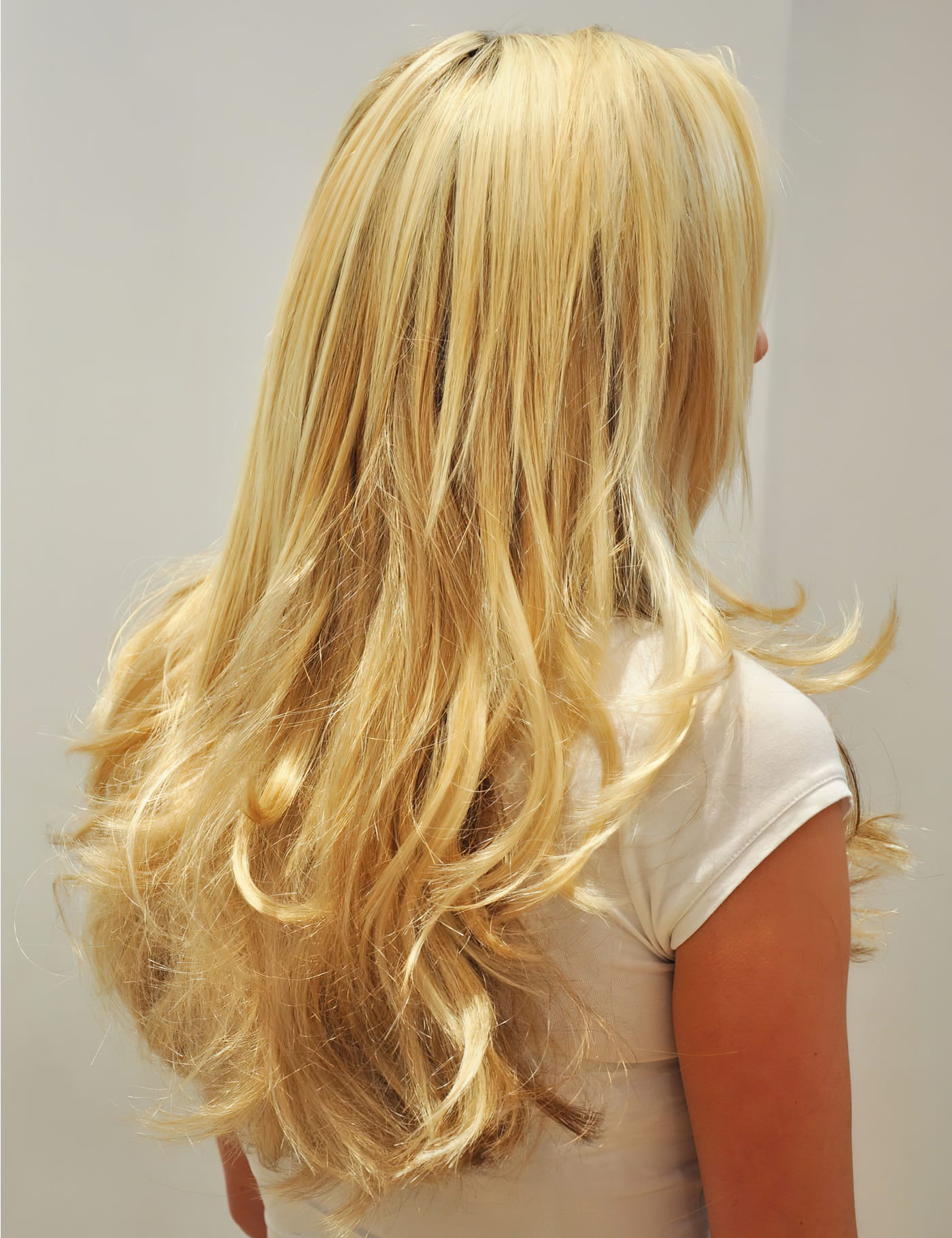 After Picture - Bleached & Broken to Blonde & Bridal