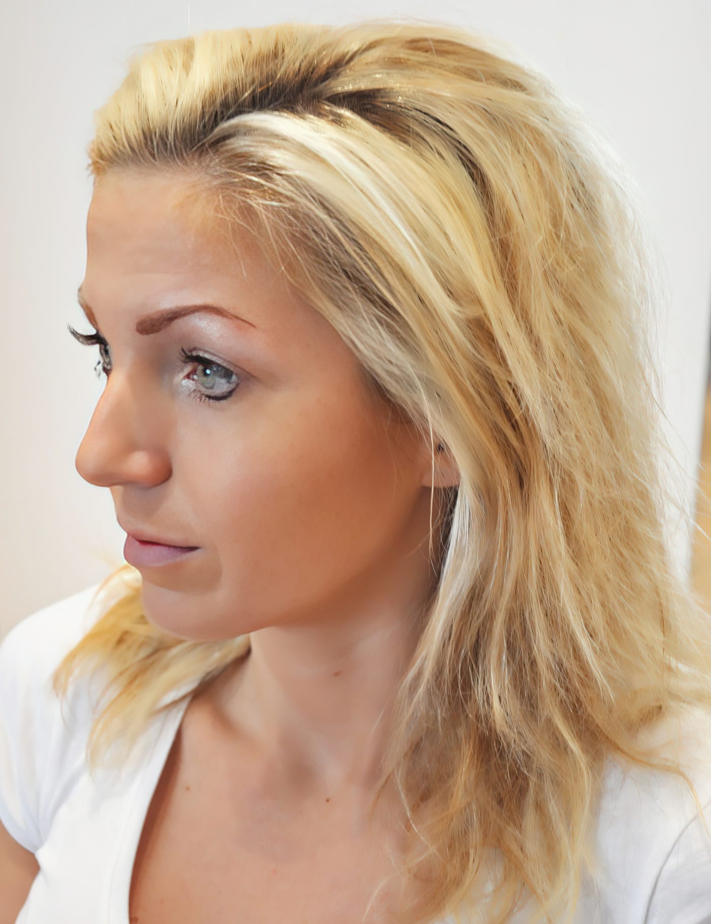 Before Picture - Bleached & Broken to Blonde & Bridal
