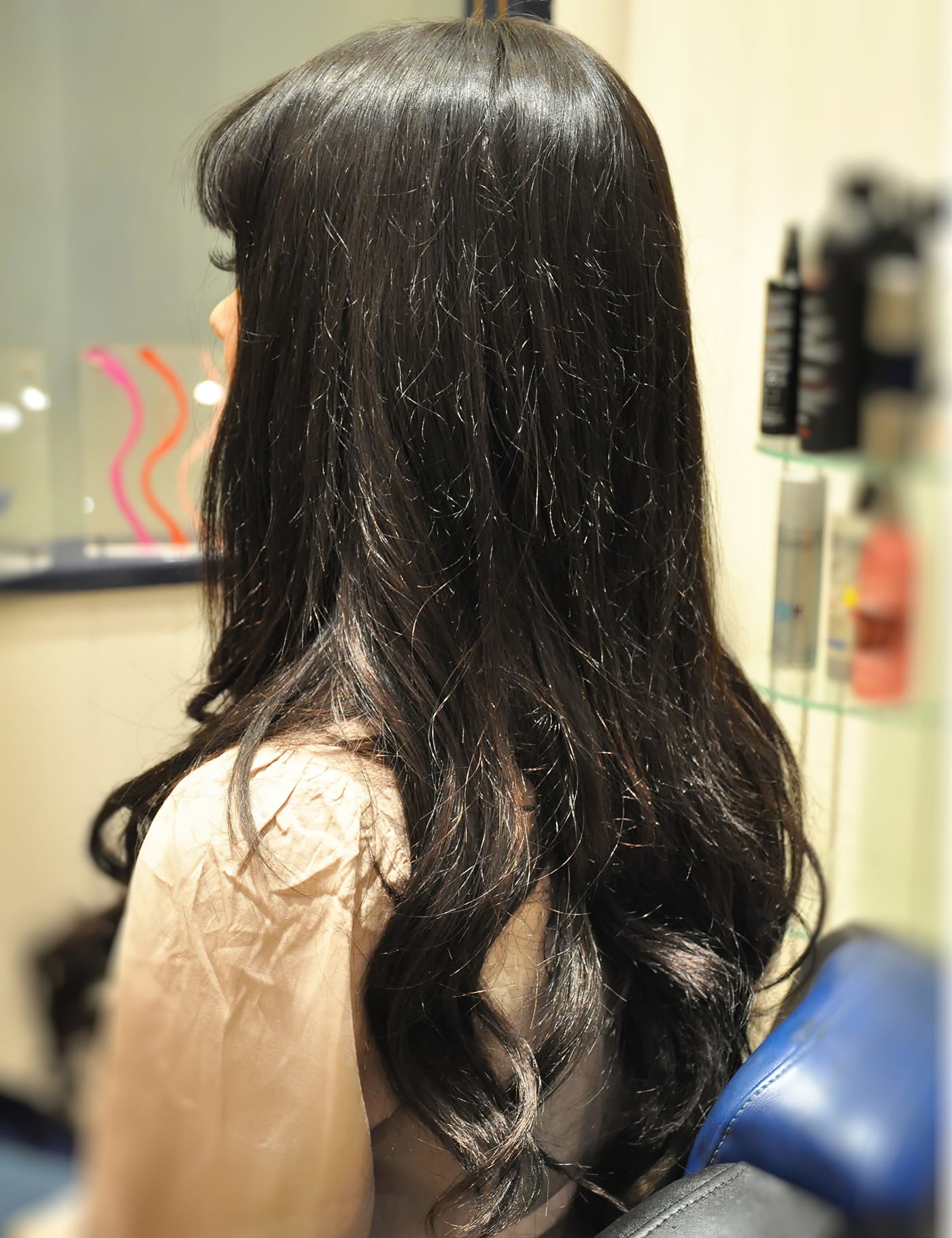 After Picture - Dark and Dreamy Hair Extensions