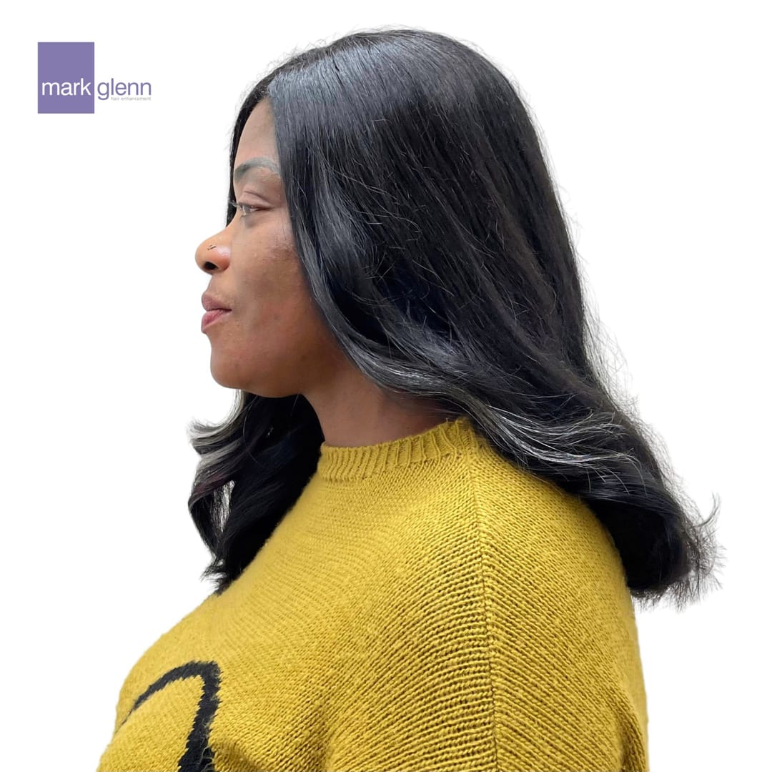 After Picture - Afro Hair Loss Recovery - Semi-Permanent Alternative To Wigs