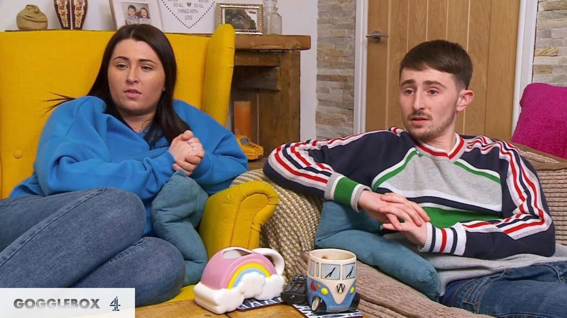 'Gogglebox' Armchair Critics Amazed At Mark Glenn's Hair Integration Technique