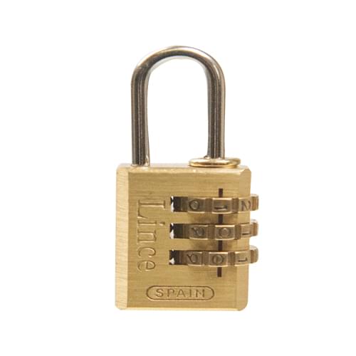 500.200 20MM COMBINATION PADLOCK - 3 DIAL