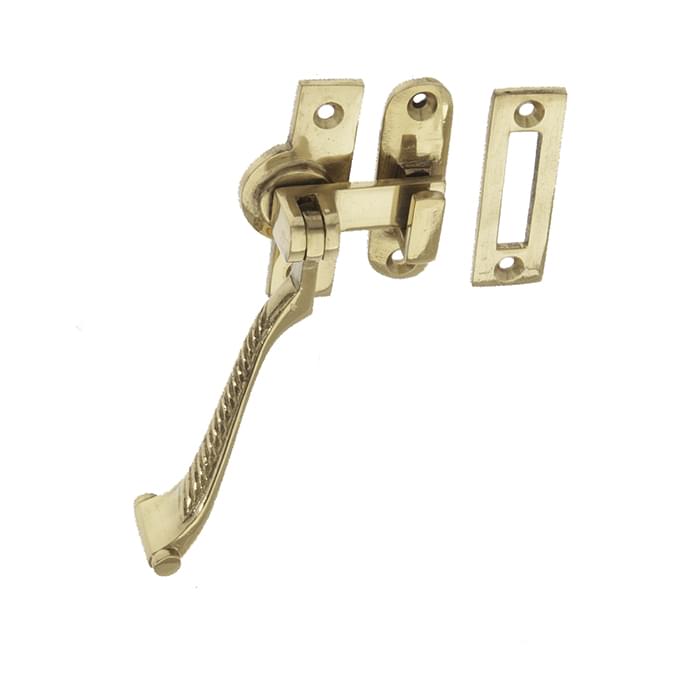 GEORGIAN CASEMENT FASTENER MP/HP POL. BRASS