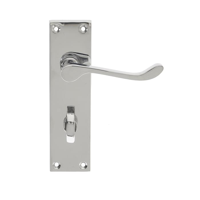 VS31WC CHROME SCROLL BATHROOM LOCK
