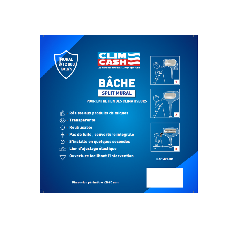 BACHE ENTRETIEN MURAL S 9/12 KBTU