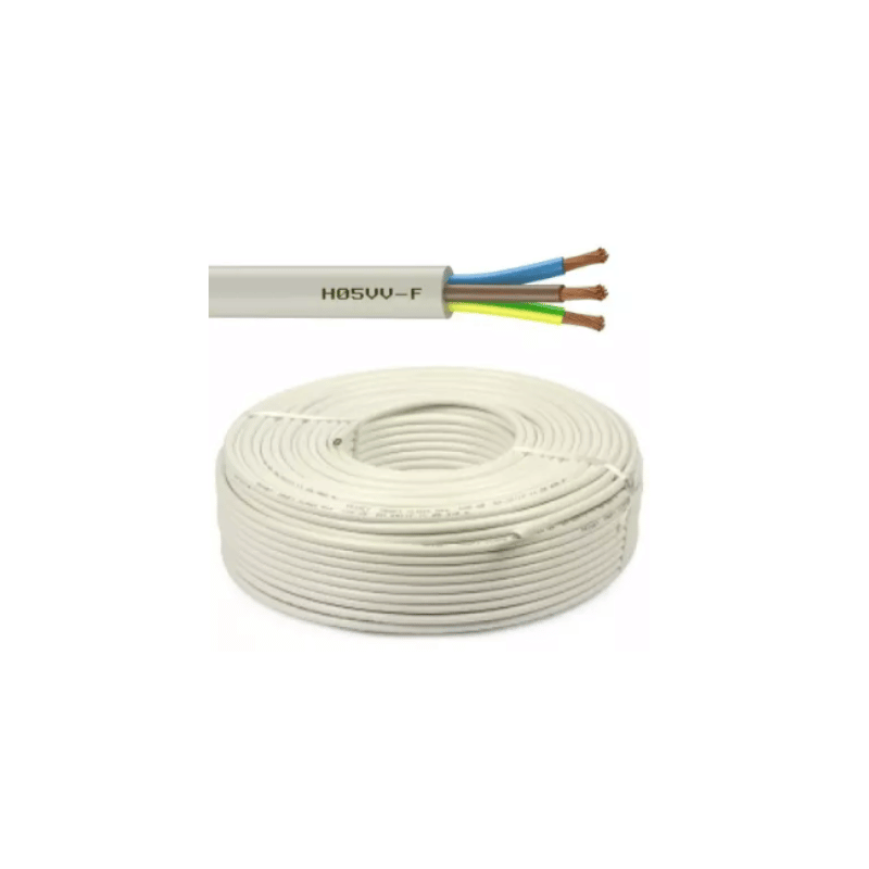 CABLE*100ML SPLE HO5VVF 3X1.5 BLANC -