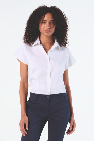 CHEMISE FEMME STRETCH MANCHES COURTES SOL'S EXCESS
