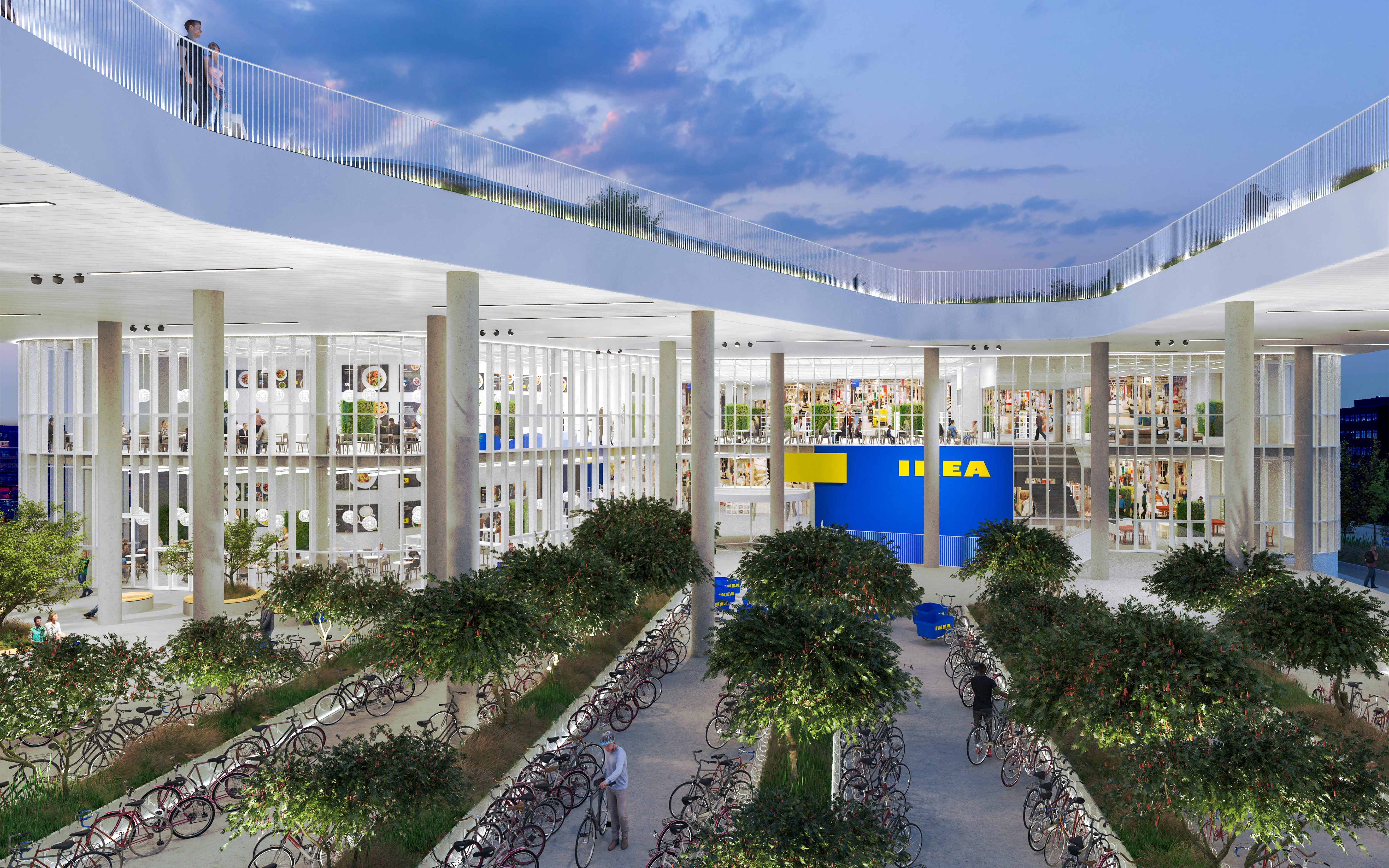 This IKEA store has created an entirely new public park in Copenhagen