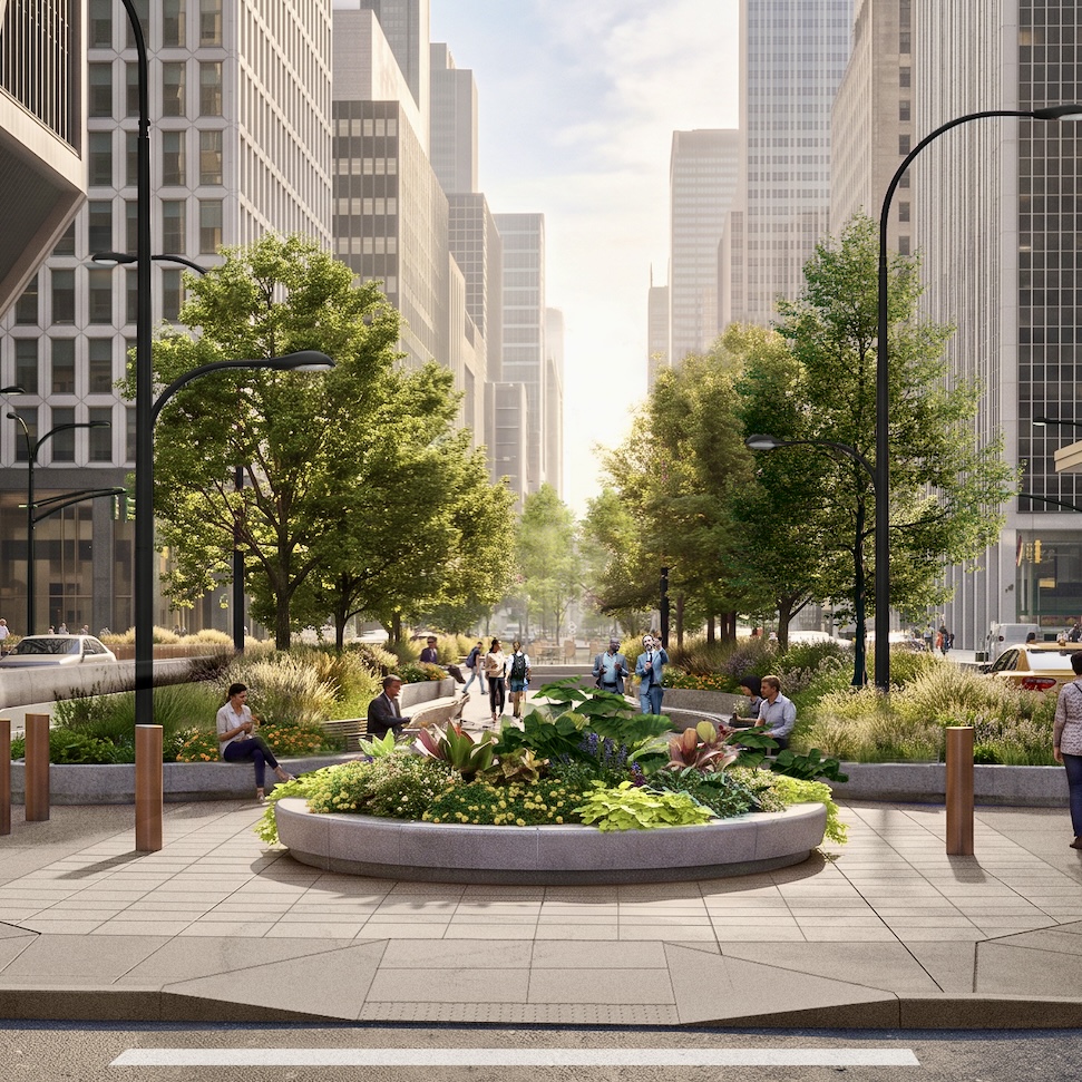 Photo representing the 'New York's Park Avenue is set to feel more park-like' article
