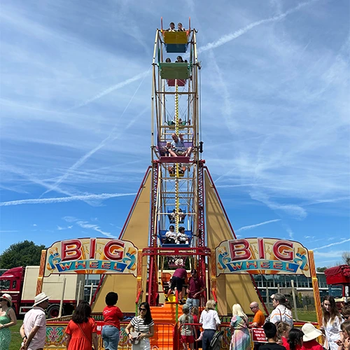 Horton's Steam Fair traditional Big Wheel in the Victorious Festival Family Area, Southsea Common