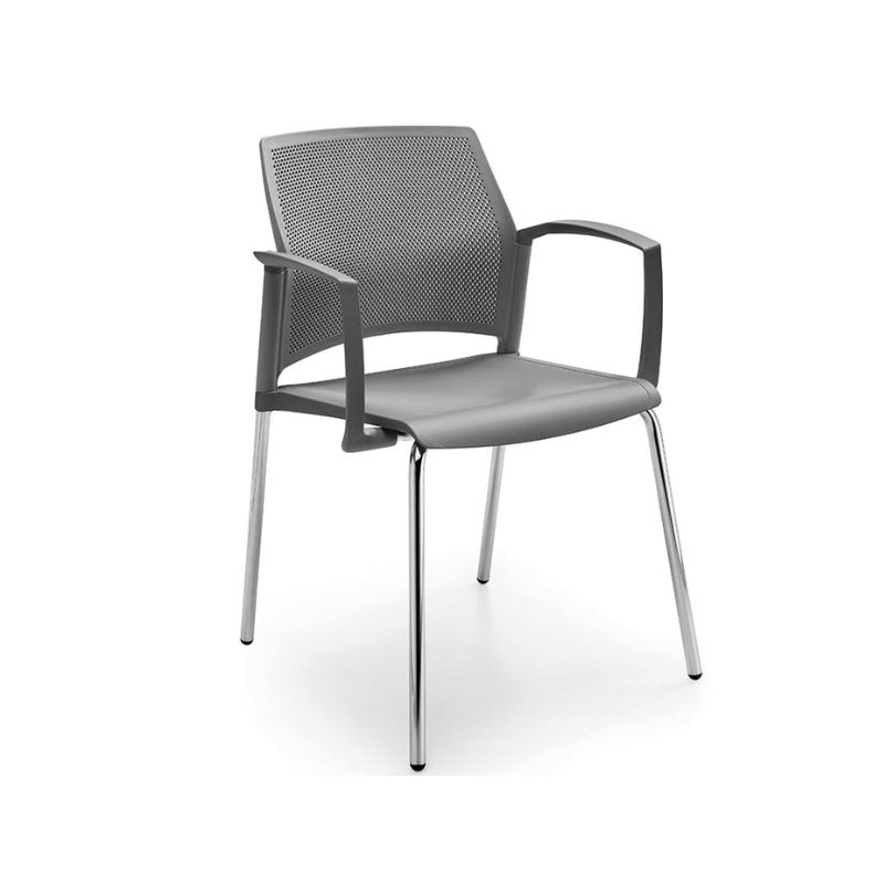 Fauteuil visiteur MIA avec accoudoirs