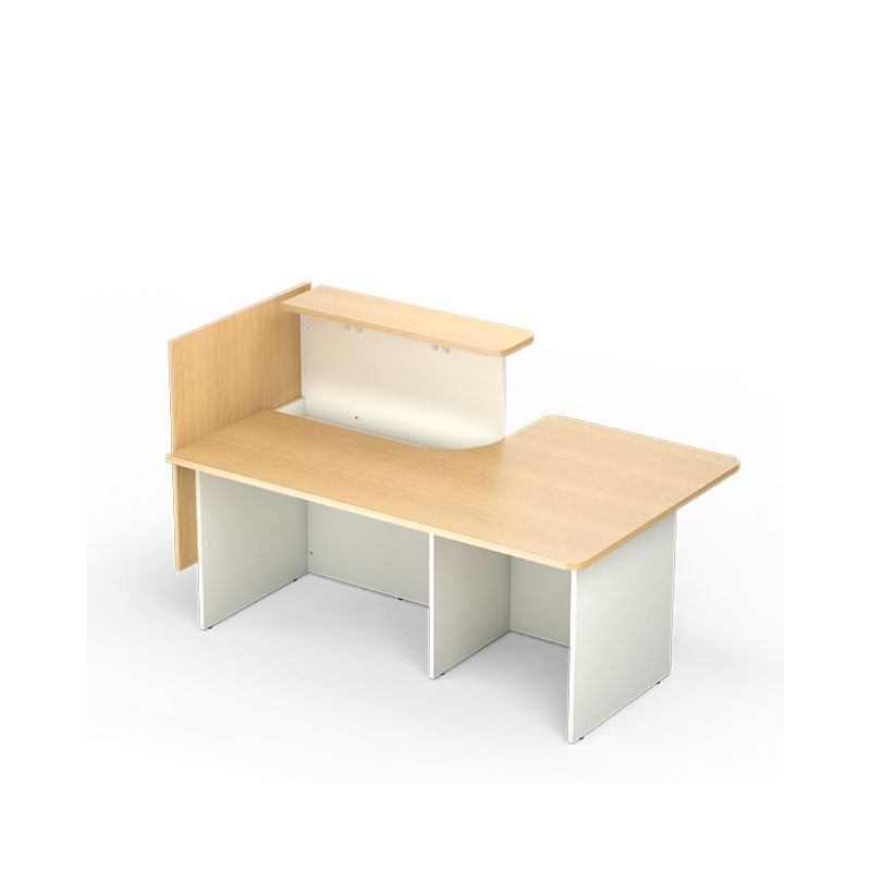 Banque d'accueil Greta PMR blanc/chêne