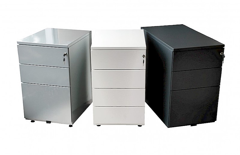 Caissons hauteur bureau métal Vinco