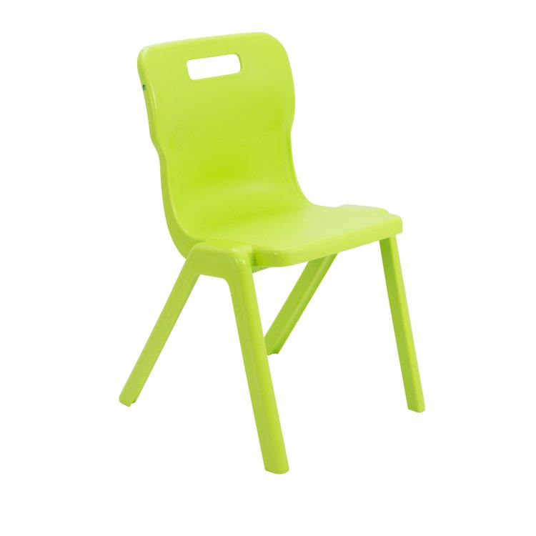 Chaise Salle de classe polypropylène Titan Vert Lime