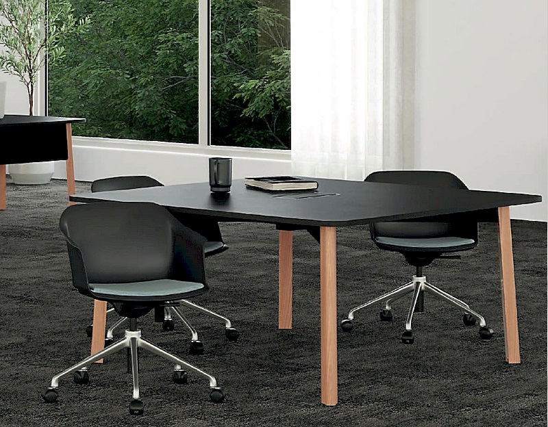 Ensemble Table & Chaises réunion Karl Eol