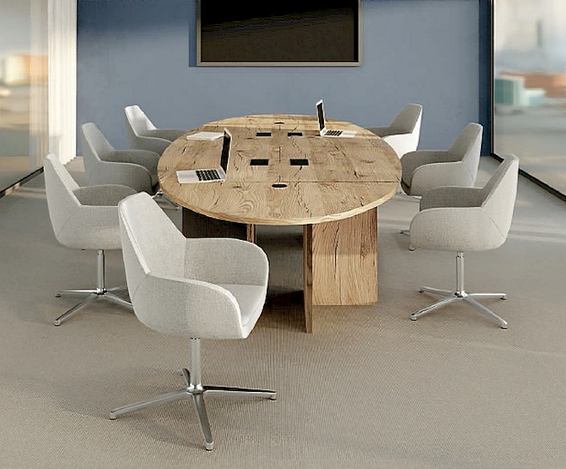 Ensemble Table & Chaises réunion Modulo EOL
