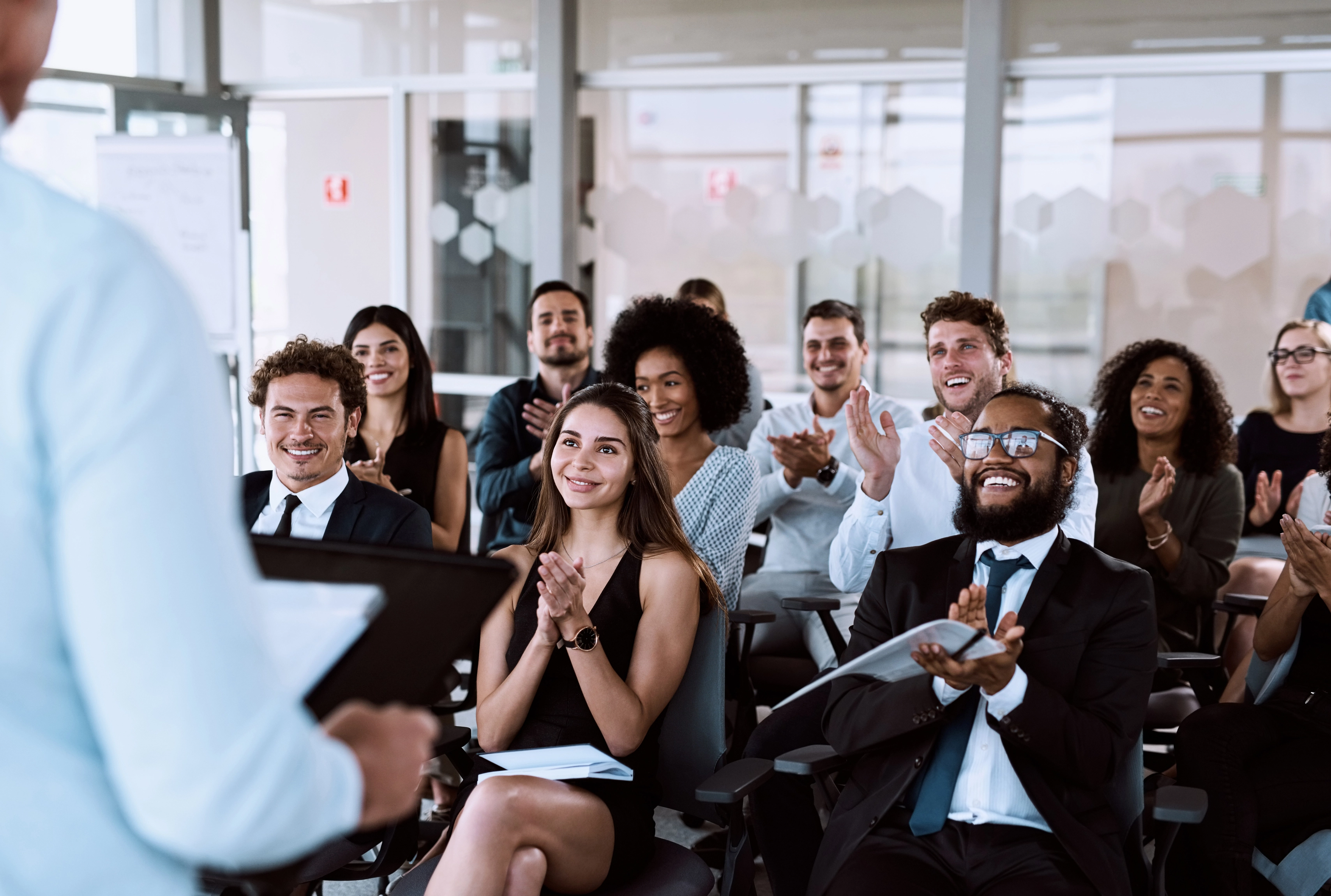 their-exceptions-have-been-exceeded-shot-group-businesspeople-clapping-conference
