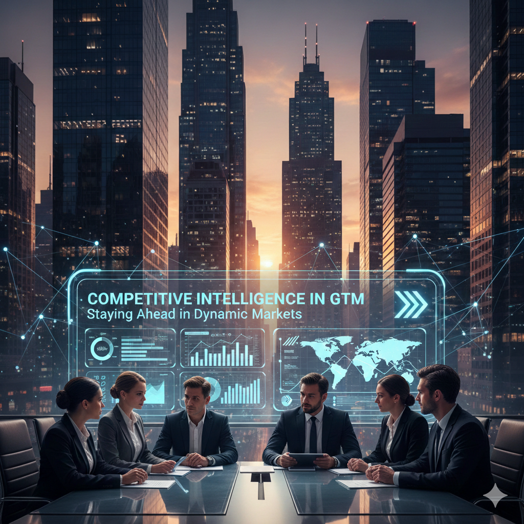 Featured image for Competitive Intelligence in GTM: Staying Ahead in Dynamic Markets - Strategic competitive intelligence for market leadership