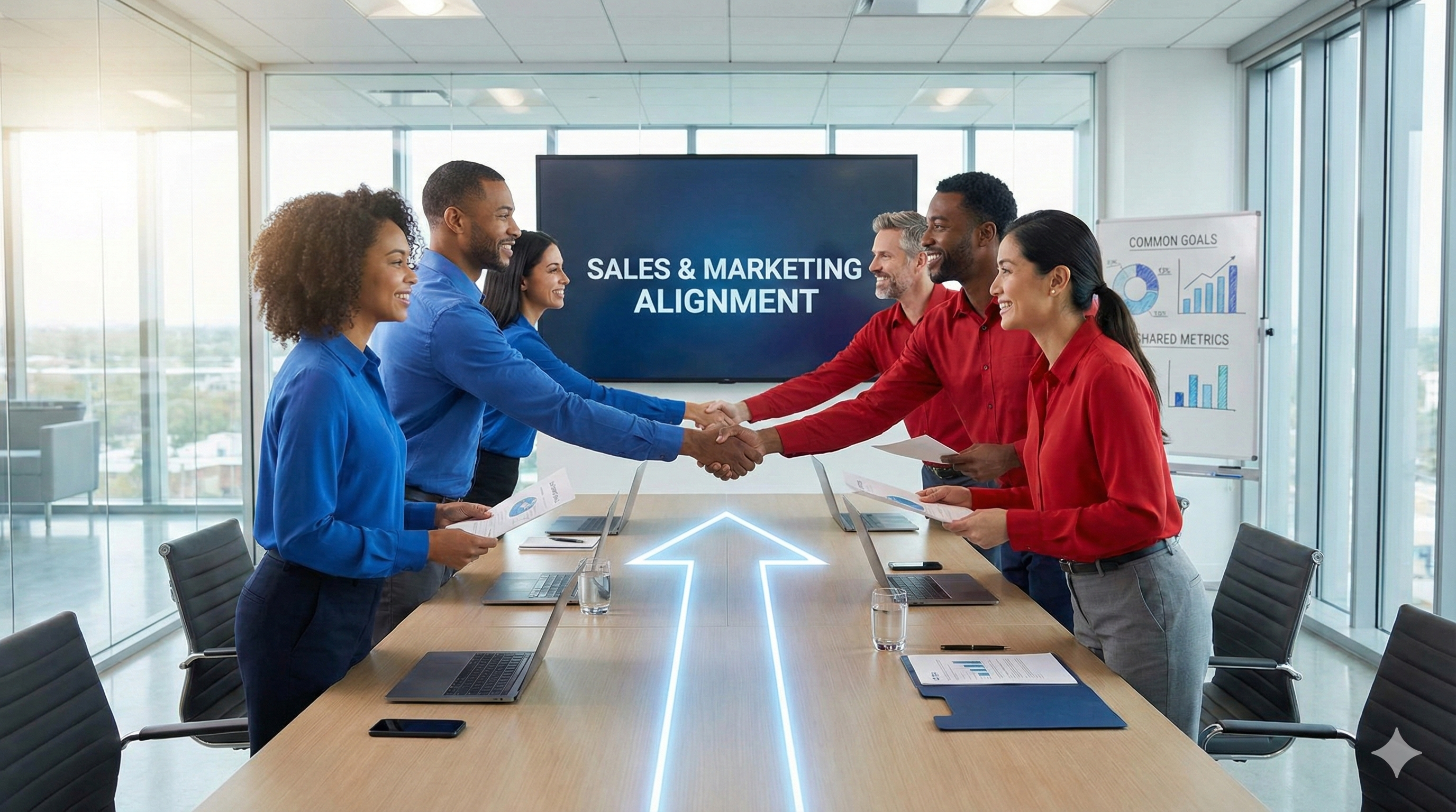 Featured image for Sales and Marketing Alignment: Creating Unified Revenue Teams That Win - Unified revenue teams through sales and marketing alignment