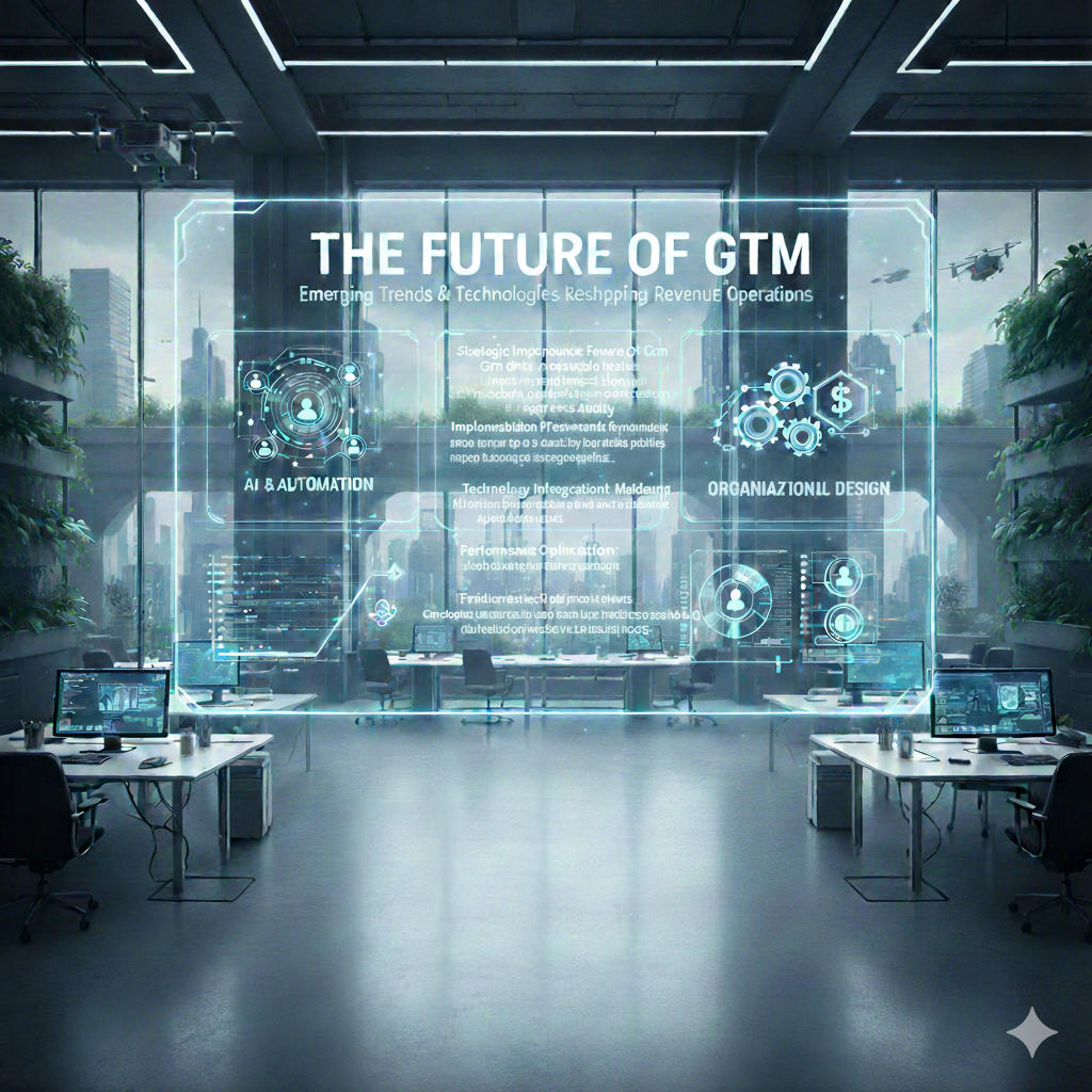 Featured image for The Future of GTM: Emerging Trends and Technologies Reshaping Revenue Operations - Future trends shaping the evolution of go-to-market strategies