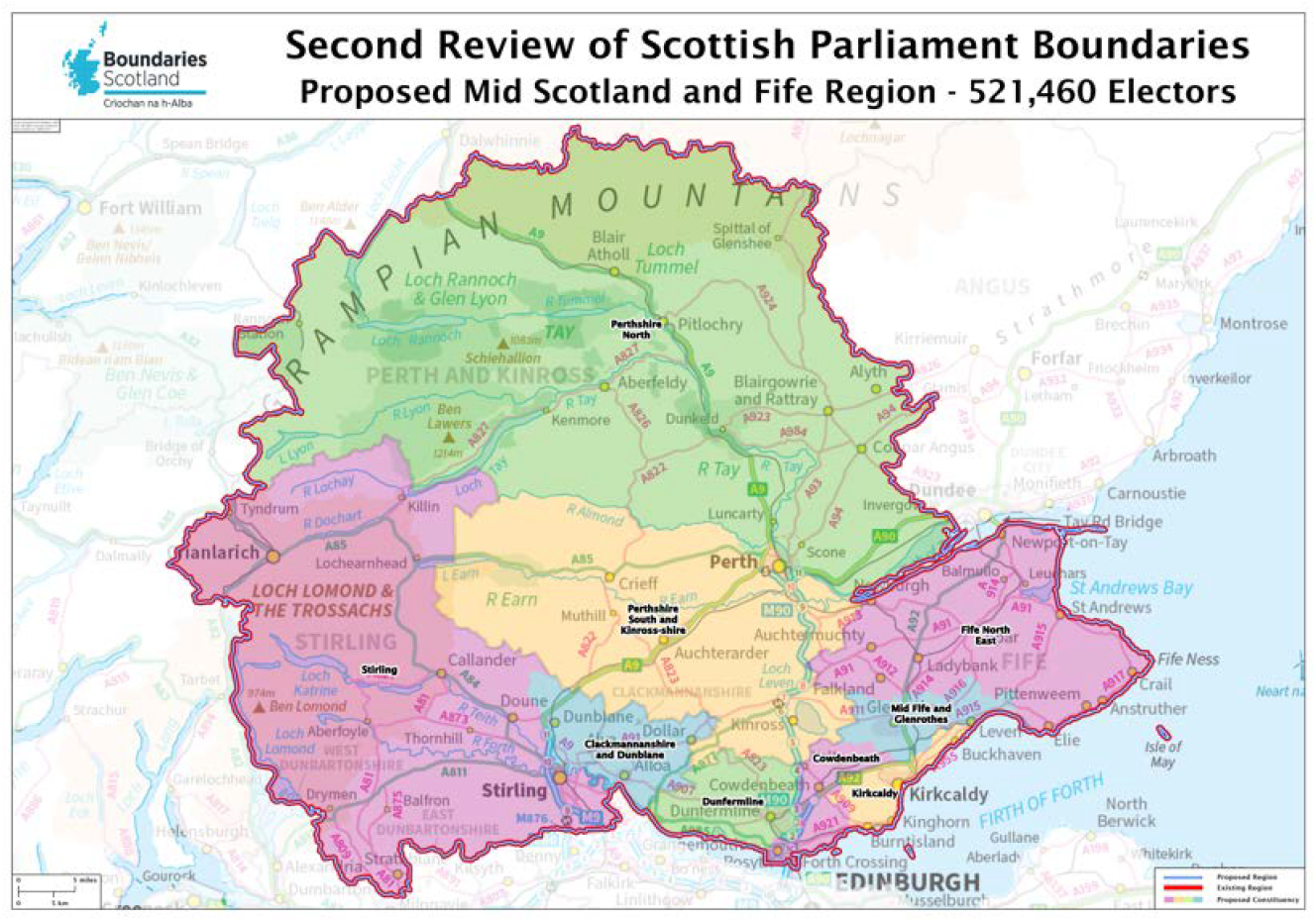 Boundaries Scotland consults on Further Proposals for constituencies and Provisional Proposals for regions for the Scottish Parliament