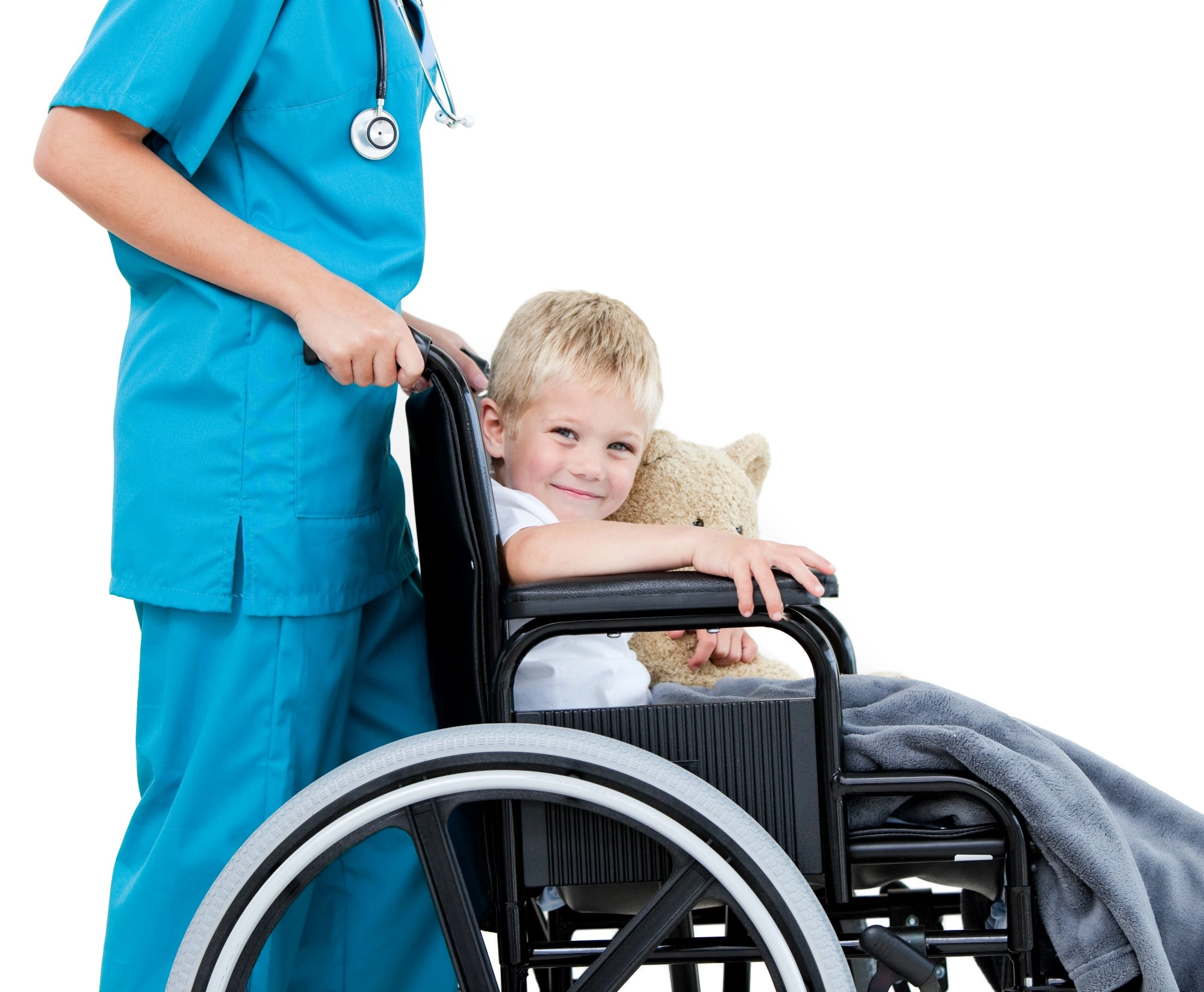 bright-female-doctor-carrying-adorable-little-boy-with-his-teddy